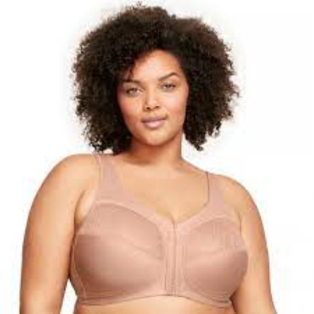 Glamorise Women's Plus Size MagicLift Natural Shape Bra Wirefree #1210 New Size